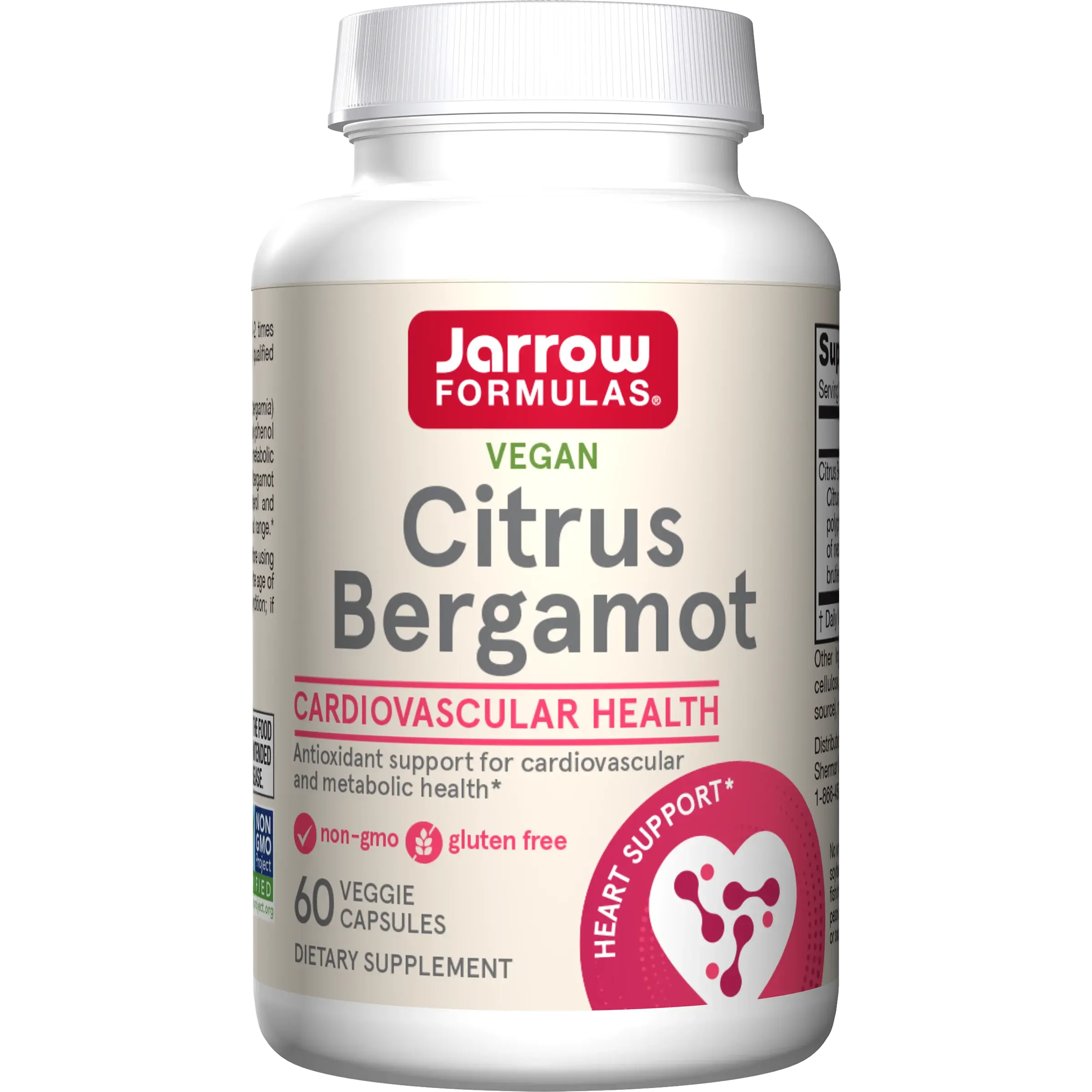 Jarrow Formulas Citrus Bergamot 500mg Capsules